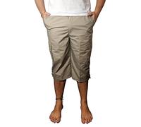 i-Smalls Men`s Summer Combat Cargo ¾ Trousers (L) Stone