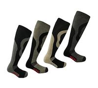 i-Smalls Mens BIG FOOT Long Hose Thermal Athletic High Performance Ski Mountain Trekking Walking Socks Size 11-13