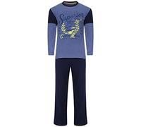 i-Smalls Men's Superior Warm Winter Pyjamas (XL) Blue