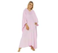 i-Smalls Ultra-Soft Fleece Blanket Poncho Hoodie with Hood and Pockets Cozy Wearable Blanket (One Size) Pink
