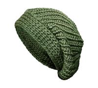 i-Smalls Women's Knitted Slouchy Beanie Hat Soft, Stylish & Cosy Winter Fashion Elegant Ladies Cap (Khaki) One Size