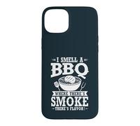 I Smell A BBQ Where Theres Smoke Flavor Grill Grilling Case for iPhone 15 Plus