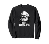 "I smell capitalists", Karl Marx, Communism, Marx Sweatshirt