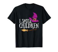 I Smell Children Teacher Halloween Witch For Women Men T-Shirt