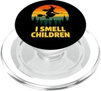 I Smell Children Witch Halloween Funny Vintage Sunset PopSockets PopGrip for MagSafe