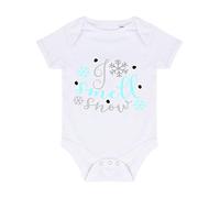 I Smell Snow Baby Grow Vest, 3-6 Months, White