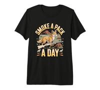 I Smoke a Pack a Day Coyote Hunting Predator Premium T-Shirt