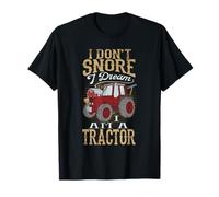 I Snore Like A Tractor Funny Sleeping Husband Farmer Ranch T-Shirt