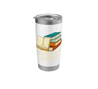 I Socialize Better Fictional Characters Introvert Reading Stainless Steel Insulated Tumbler