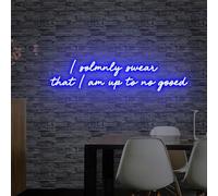 I Solemnly Swear That i am up to no Good Neon Sign LED Light Sign Room Yard Home Wall Decor Art, Gift for Her, Custom neon Signs, Neon Light
