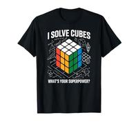 I Solve Cubes What’s Your Superpower Puzzle Humor T-Shirt