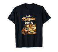 I Solve Mysteries with Data Detective Graphic T-Shirt