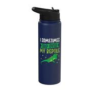 I Sometimes Trip Over My Reptile Stainless Steel Insulated Water Bottle