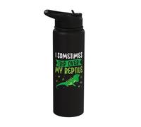 I Sometimes Trip Over My Reptile Stainless Steel Insulated Water Bottle