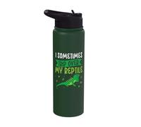 I Sometimes Trip Over My Reptile Stainless Steel Insulated Water Bottle