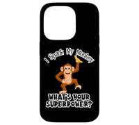 I spank my monkey What is your super power? Case for iPhone 14 Pro