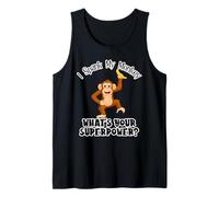 I spank my monkey What is your super power? Tank Top