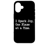 I Spark Joy One Flame at a Time Funny Candle Maker Quotes Case for iPhone 16