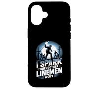 I Spark Where Other Linemen Won’t Case for iPhone 16