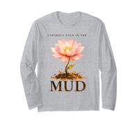 I Sparkle Even in The Mud Funny Mudding Princess Muddy Run Long Sleeve T-Shirt
