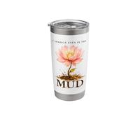 I Sparkle Even in The Mud Funny Mudding Princess Muddy Run Stainless Steel Insulated Tumbler