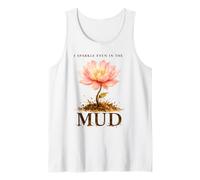 I Sparkle Even in The Mud Funny Mudding Princess Muddy Run Tank Top