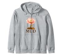 I Sparkle Even in The Mud Funny Mudding Princess Muddy Run Zip Hoodie