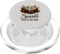 I Sparkle Even in The Mud Run Princess Mudding Team Racing PopSockets PopGrip for MagSafe