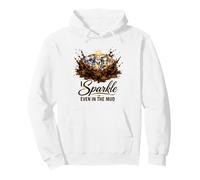 I Sparkle Even in The Mud Run Princess Mudding Team Racing Pullover Hoodie