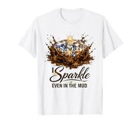 I Sparkle Even in The Mud Run Princess Mudding Team Racing T-Shirt