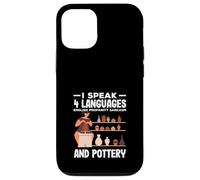 I Speak 4 Languages English Pottery Profanity Sarcasm Case for iPhone 12/12 Pro