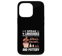I Speak 4 Languages English Pottery Profanity Sarcasm Case for iPhone 13 Pro
