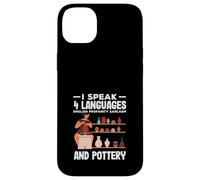 I Speak 4 Languages English Pottery Profanity Sarcasm Case for iPhone 14 Plus