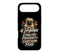 I Speak 4 Languages: English Sarcasm Pug Case for iPhone Air