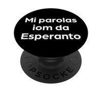 "I Speak a Little Esperanto" Funny Language Word PopSockets Adhesive PopGrip