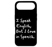 I Speak English But I Love In Spanish Funny Bilingual Case for iPhone Air