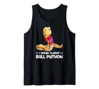 I Speak Fluent Ball Python Herpetology Python Snake Tank Top