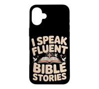 I Speak Fluent Bible Stories Sunday School Teacher Case for iPhone 16 Plus