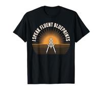 I Speak Fluent Blueprints Architecture Student Architect T-Shirt