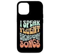 I Speak Fluent Broadway Songs Musical Theater Humor Retro Case for iPhone 12/12 Pro
