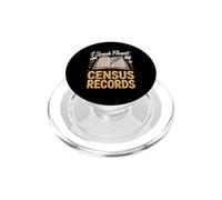 I Speak Fluent Census Records Genealogy PopSockets PopGrip for MagSafe