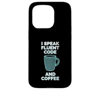 I Speak Fluent Code And Coffee Case for iPhone 15 Pro