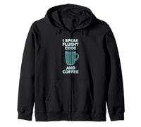 I Speak Fluent Code And Coffee Zip Hoodie