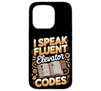 I Speak Fluent Elevator Codes Elevator Installer Case for iPhone 15 Pro