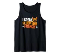 I Speak Fluent French Bulldog Frenchie Tank Top