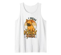 I Speak Fluent French Bulldog Frenchie Tank Top
