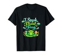 I Speak Fluent Frog Cottagecore Nature Graphic T-Shirt