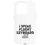 I Speak Fluent Keyboard Funny Vintage Programmer Coding Case for iPhone 15 Pro