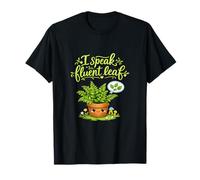 I Speak Fluent Leaf Plant Parent Cottagecore Graphic T-Shirt