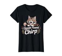 I Speak Fluent Maine Coon Chirp Cat Lover Value Graphic T-Shirt